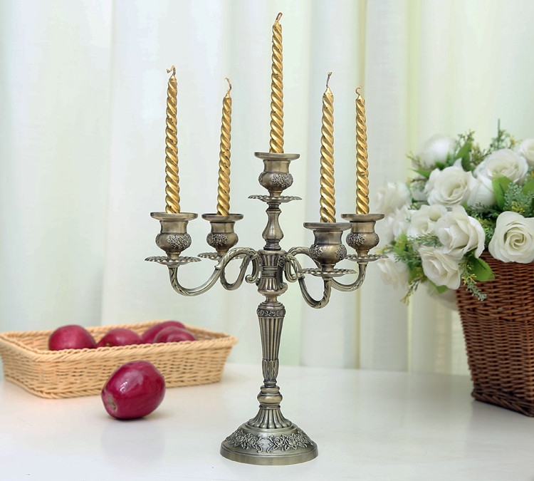 Antique Five Head Candle Holder