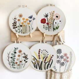 Wall-Hanged Embroidery Decor DIY Set