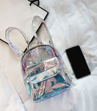 Holographic Plastic Backpack