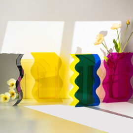 Irregular Shape Acrylic Vase