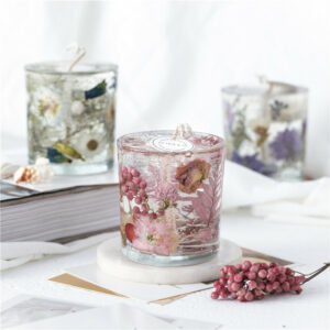 Jelly Candle with Dried Fruits and Flowers