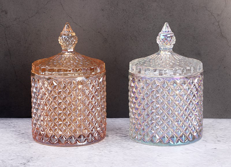 Multipurpose Diamond Pattern Jar