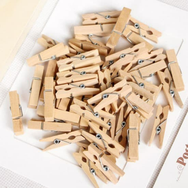 Polaroid Wooden Clip