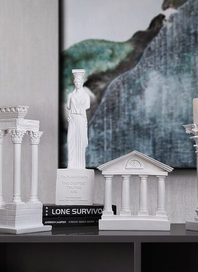 Resin Greek Columns Sculpture