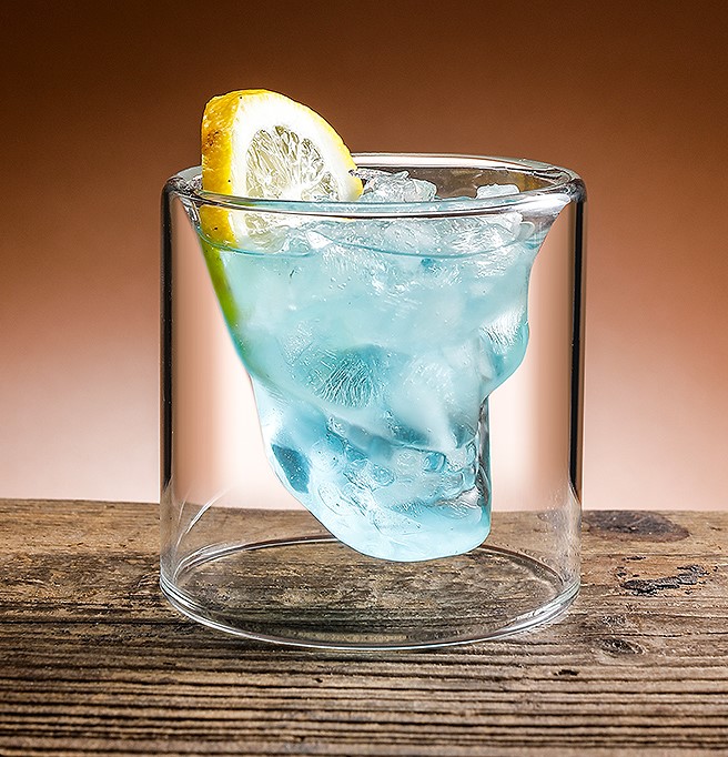 Skull Shape Drinking Glass