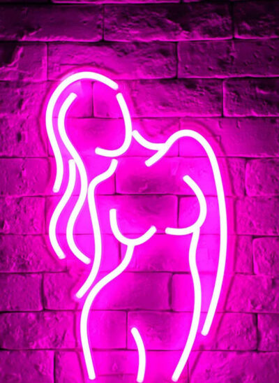 Wall Hanging Woman Body Shaped LED Neon Light