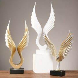 Resin Angels Wings Sculpture