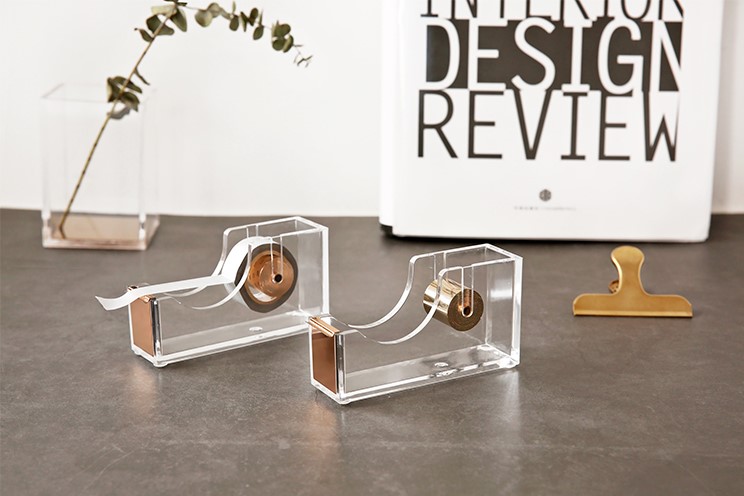 Clear Acrylic Tape Dispenser