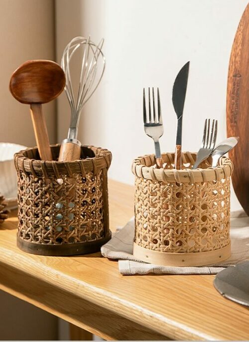 Round Utensils Holder