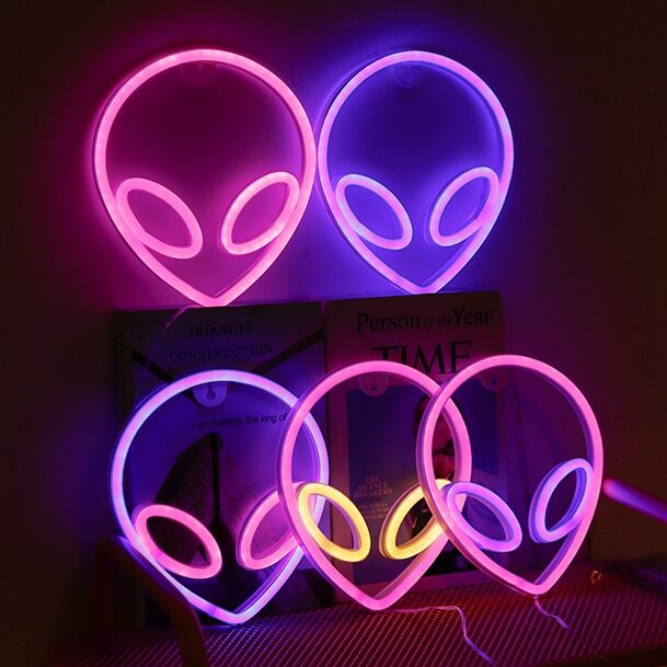 Alien Wall Hanging LED Neon Lights