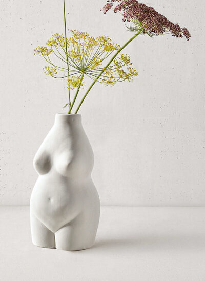 Ceramic Woman Body-Shaped Vases
