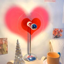 Lamp with Heart Shadow