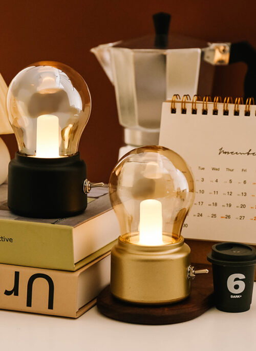 Retro Mini Light Bulb Desk Lamp