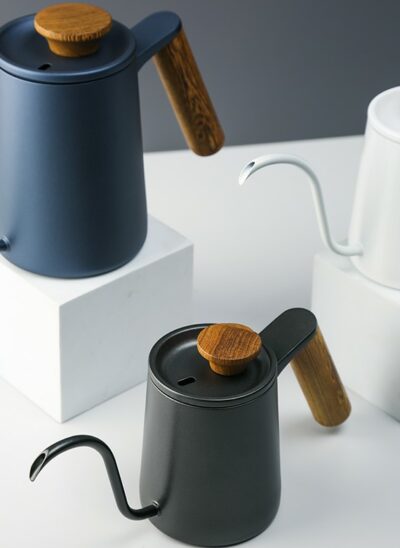 Stainless Steel Water Kettle with Wood Handle