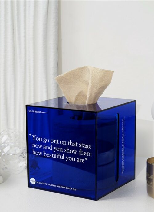 Acrylic Tissue Square Box