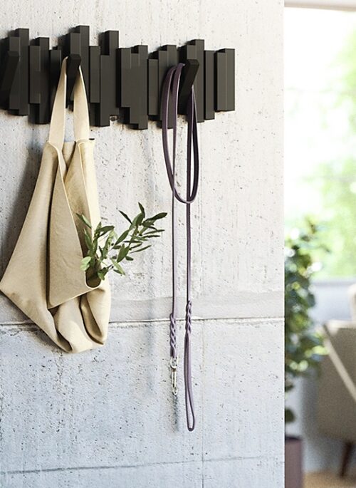 Black Bars Wall Hanging Coat Hook