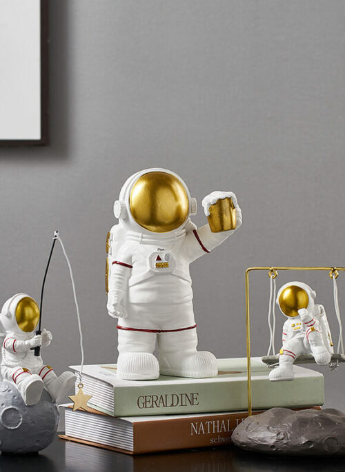 Cartoon Astronaut Figurines