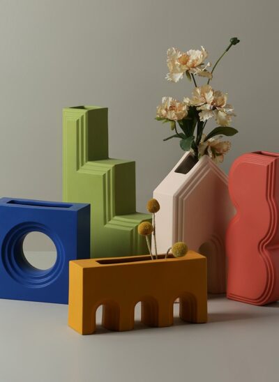 Ceramic Abstract-Shaped Vase