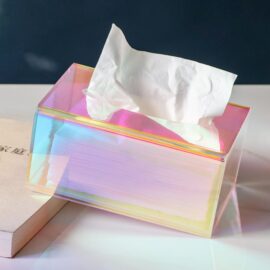 Holographic Acrylic Tissue Box