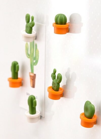 Mini Cactus Refrigerator Magnets