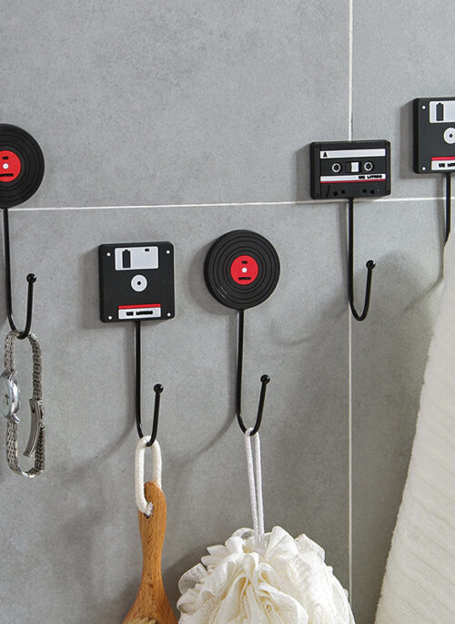 Retro Technology Wall Hooks