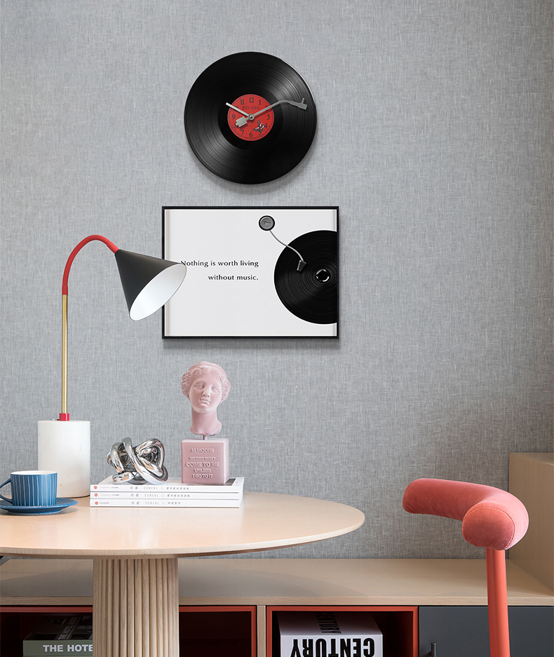 Vinyl Record Wall Clock | Aesthetic Decor Shop