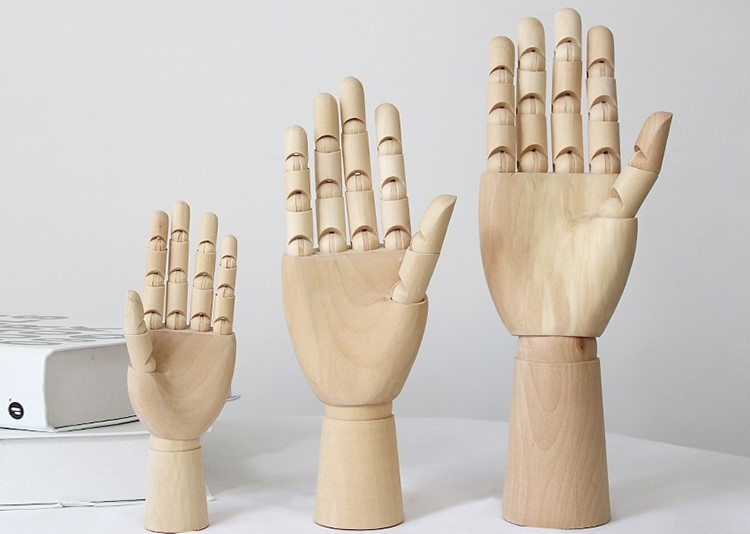 Wooden Hand Model