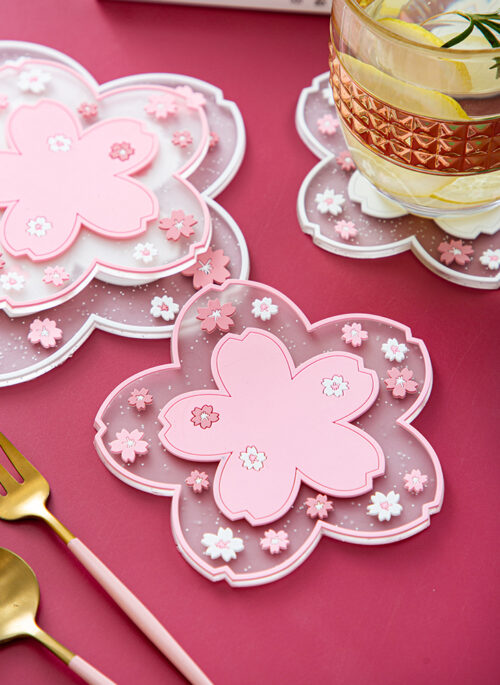 Cherry Blossom Silicone Table Mats