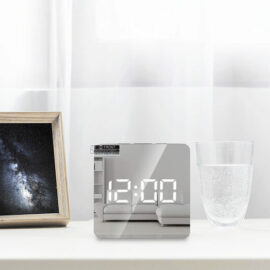 LED Mirror Desk Alarm Clock