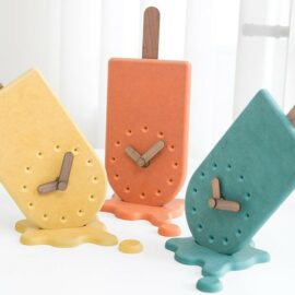 Popsicle-Shaped Standing Clock