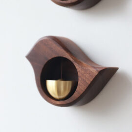 Wooden Carved Bird Doorbell