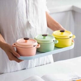 Ceramic Seasoning Jar Pot Set of Three