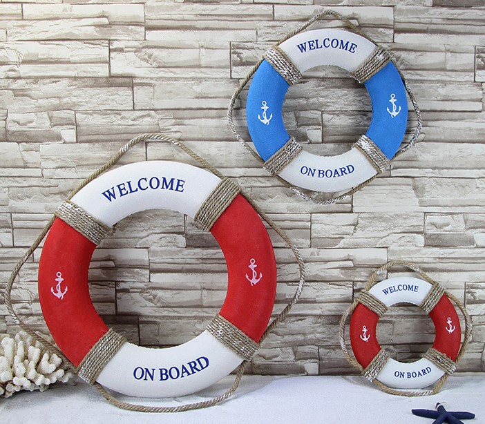 Foam Lifebuoy Wall Hanging Decoration
