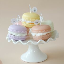Macaron-Shaped Scented Candle