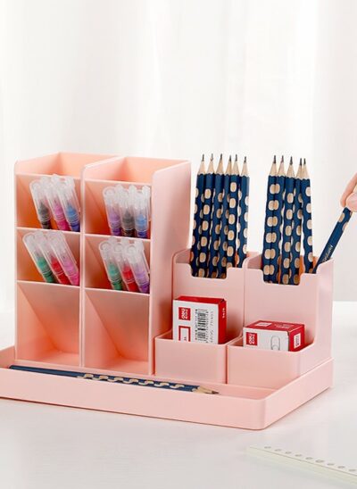 Plastic Pastel Desk Organizer