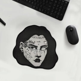 Witch with Tattoos Mouse Pad