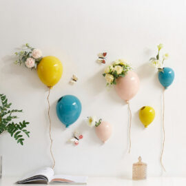 Ceramic Wall Balloon Vases