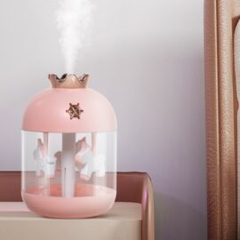 Carousel Humidifier with Crown on Top