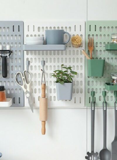 Plastic Peg Board Shelf