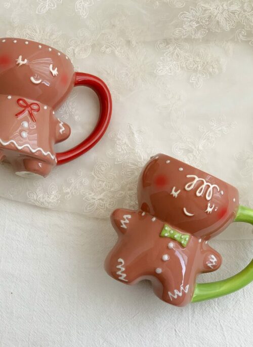 Ceramic Gingerbread Man Mug