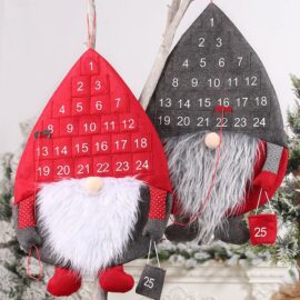 Fabric Elf Hanging Christmas Countdown
