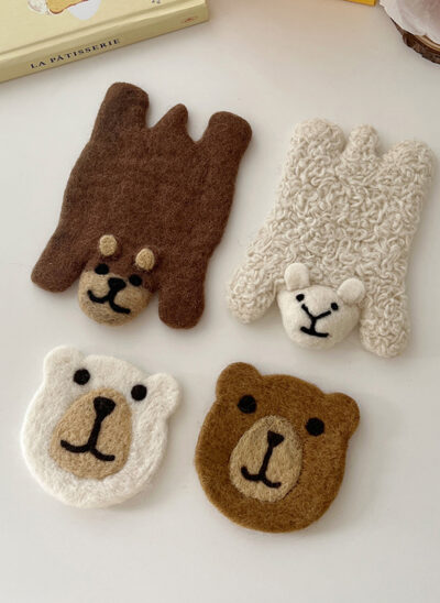 Wool Bear Coaster