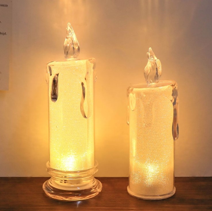 Clear Candle Lamp