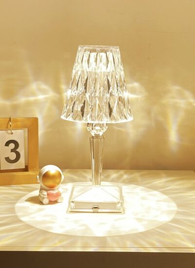 Mini Acrylic Lamp with Diamond Reflection