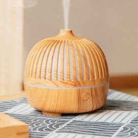 Plastic with Wood Pattern Essential Oil Diffuser