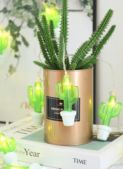 Potted Cactus String Light