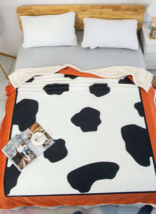 Cow Pattern Flannel Blanket