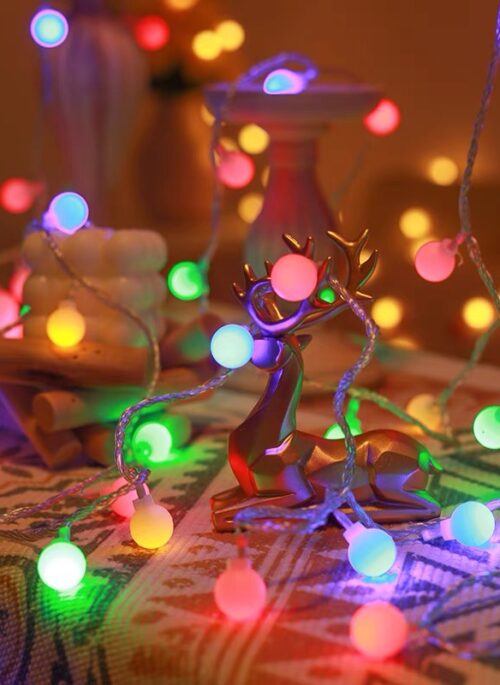 Mini Colored Balls String Light