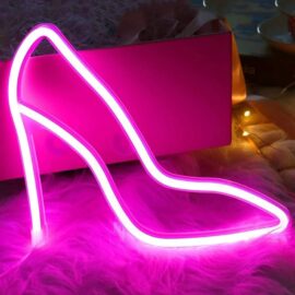 Pink Stiletto LED Neon Light