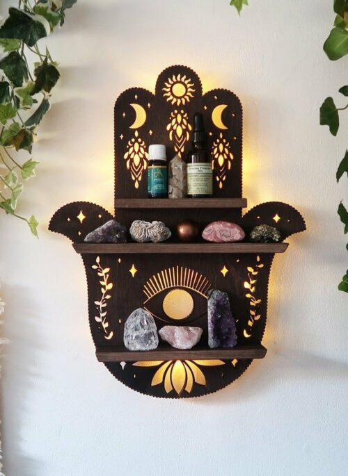 Hamsa Hand Shelf